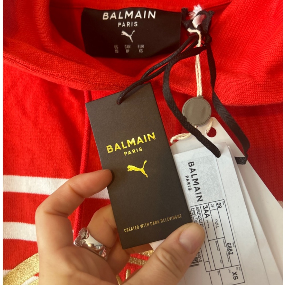 NWT Balmain x Puma Knit Hoodie - Picture 2 of 6